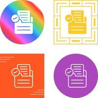 Document Approval Vector Icon