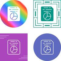 Document Insert Diagram Vector Icon