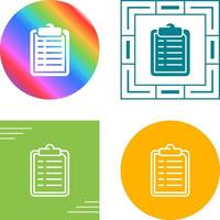 Clipboard with documents Vector Icon