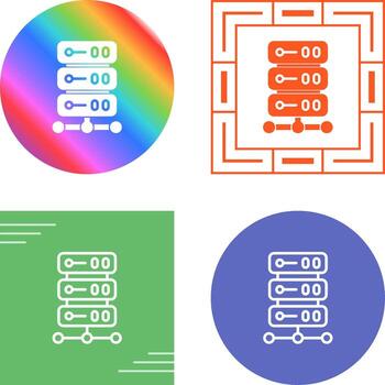 icono de vector de base de datos