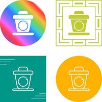 Recycling bin Vector Icon