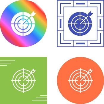 objetivo vector icono