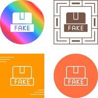 Counterfeit Products Vector Icon