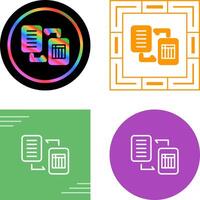 Document Workflow Vector Icon