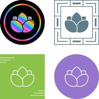 Lotus flower Vector Icon