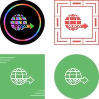 Domain Forwarding Vector Icon