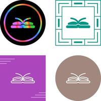 Open Book Vector Icon