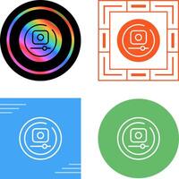 Video Record Circle Vector Icon