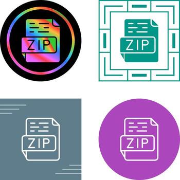 ZIP Vector Icon