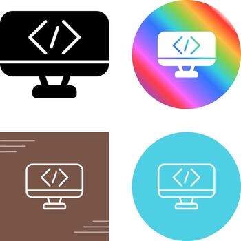Coding Vector Icon
