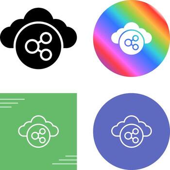 Cloud Computing Vector Icon