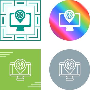 Computer Vector Icon