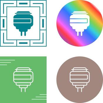 icono de vector de enchufe