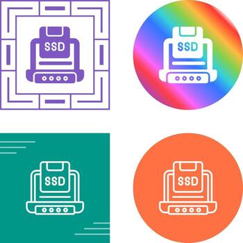 Solid State Drive Vector Icon