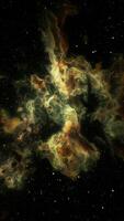 A mesmerizing star cluster shining in the depths of space video