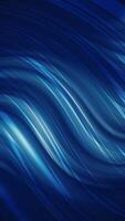 Vertical video - shiny textured dark blue metallic gradient background. Smooth flowing surface texture. Full HD and looping abstract motion background.