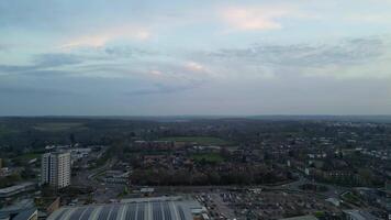 Aerial Footage of Central Hatfield City Hertfordshire of England, United Kingdom. March 9th, 2024 video