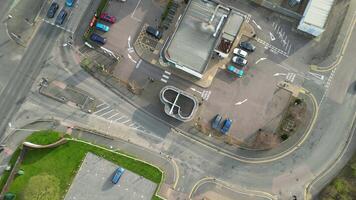 Aerial Footage of Central Hatfield City Hertfordshire of England, United Kingdom. March 9th, 2024 video