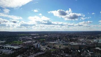 antenne visie van centraal watford stad van Engeland Super goed Brittannië. maart 3e, 2024 video