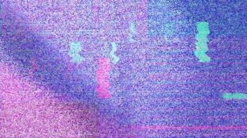 Abstract Animation Color Glitch grainy Wall. Concept Multicolor Pattern. Trendy Beautiful Gradient Texture video