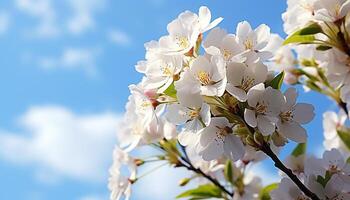 ai generado frescura de primavera naturaleza belleza en un vibrante ramo de flores generado por ai foto