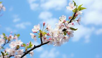 ai generado frescura de primavera naturaleza belleza en un soltero flor generado por ai foto