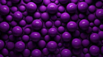 AI generated Chic purple construction plate adorned with bold black circles, a stylish and modern statement. Ai Generated. photo