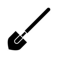 Shovel icon vector. Drip illustration sign. Tool symbol. Garden logo. vector