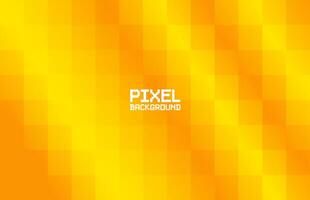 Gold Gradient Pixel Pattern Background vector