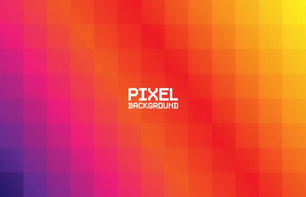 Colorful Gradient Pixel Pattern Background