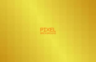 Gold Gradient Pixel Pattern Background vector