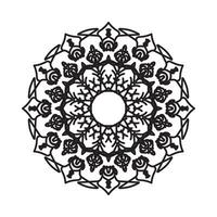 Mandalas for coloring book. Decorative round ornaments. vector