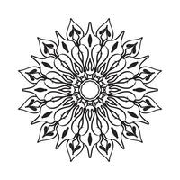 Beautiful vector hand drawn indian ornament mandala on background style.