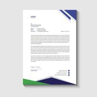 Modern letterhead design vector