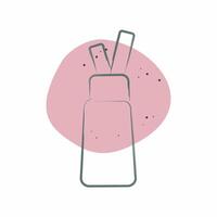 Icon Whipped Cream. related to Milk and Drink symbol. Color Spot Style. simple design editable. simple illustration vector