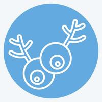 Icon Juniper. related to Spice symbol. blue eyes style. simple design editable. simple illustration vector