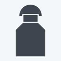 Icon Milk. related to Milk and Drink symbol. glyph style. simple design editable. simple illustration vector