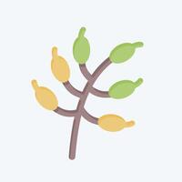 Icon Barberry. related to Spice symbol. flat style. simple design editable. simple illustration vector