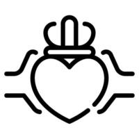 Claddagh anillo icono para web, aplicación, infografía, etc vector