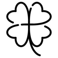 Shamrock icon for web, app, infographic, etc vector