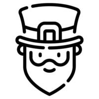 Leprechaun icon for web, app, infographic, etc vector