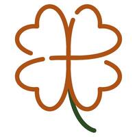 Shamrock icon for web, app, infographic, etc vector