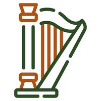 Harp icon for web, app, infographic, etc vector