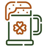 verde cerveza icono para web, aplicación, infografía, etc vector