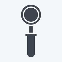 Icon Scoop. related to Milk and Drink symbol. glyph style. simple design editable. simple illustration vector