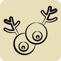 Icon Juniper. related to Spice symbol. hand drawn style. simple design editable. simple illustration vector