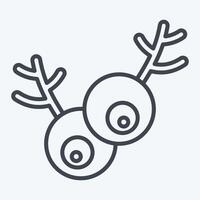 Icon Juniper. related to Spice symbol. line style. simple design editable. simple illustration vector