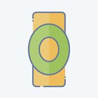 Icon Elbow Protector. related to Hockey Sports symbol. doodle style. simple design editable vector