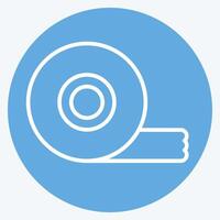 Icon Duct Tape. related to Hockey Sports symbol. blue eyes style. simple design editable vector