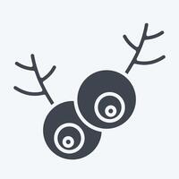 Icon Juniper. related to Spice symbol. glyph style. simple design editable. simple illustration vector